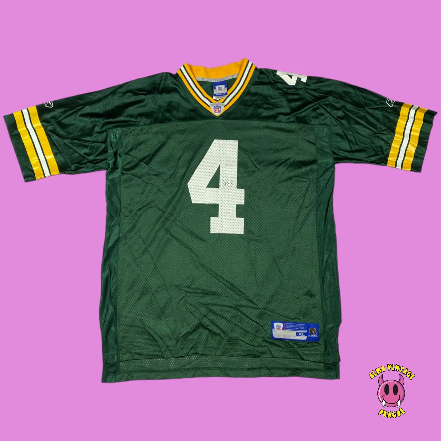 Vintage Reebok NFL Favre 4 Jersey