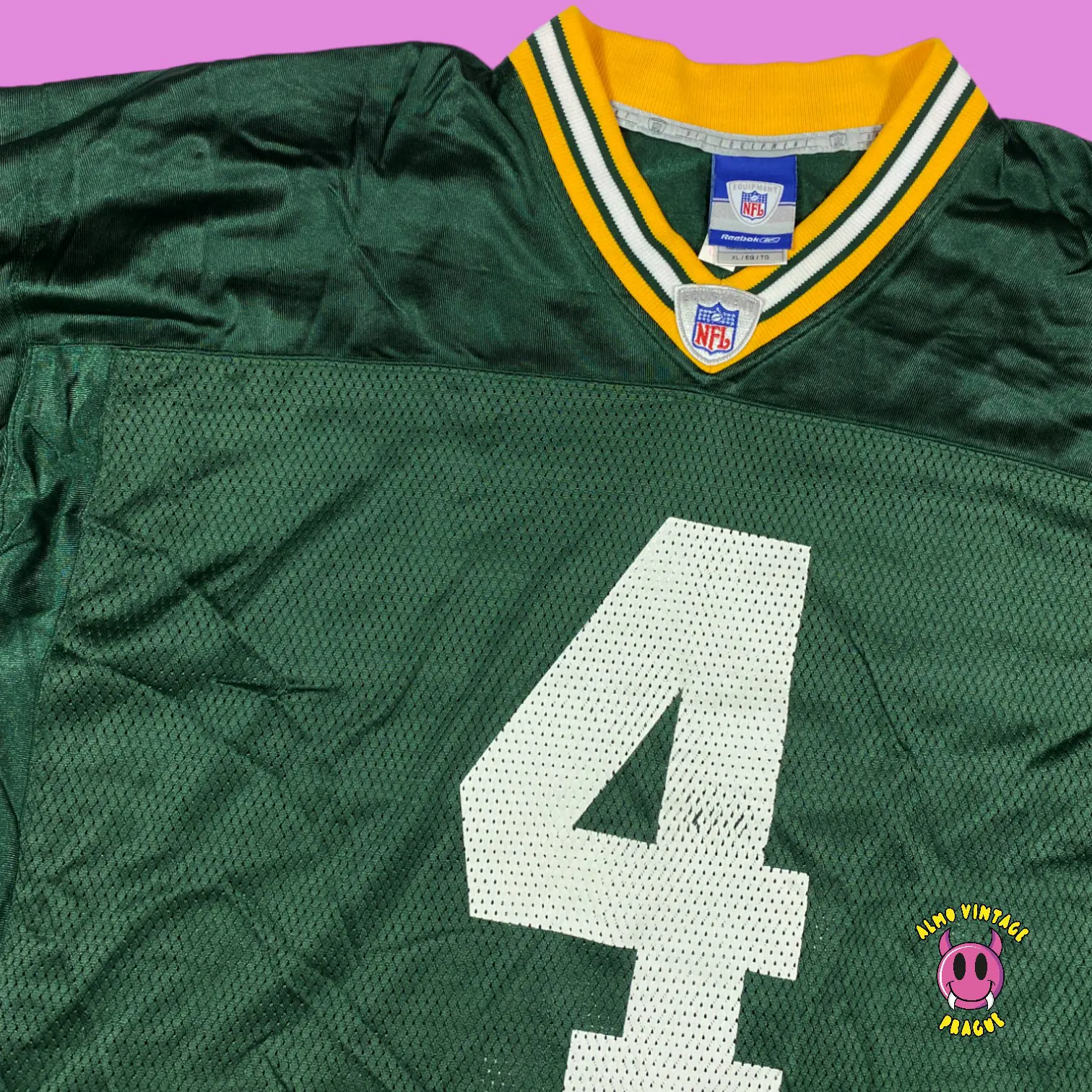 Vintage Reebok NFL Favre 4 Jersey - Image 2
