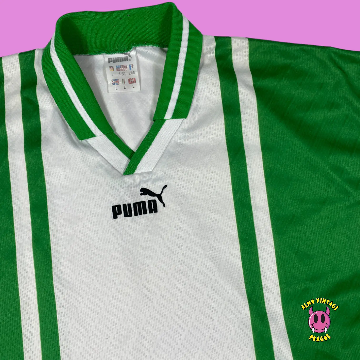 Vintage Puma Jersey L-XL - Image 2