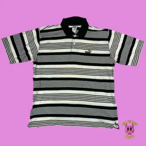 Vintage Puma Striped Polo