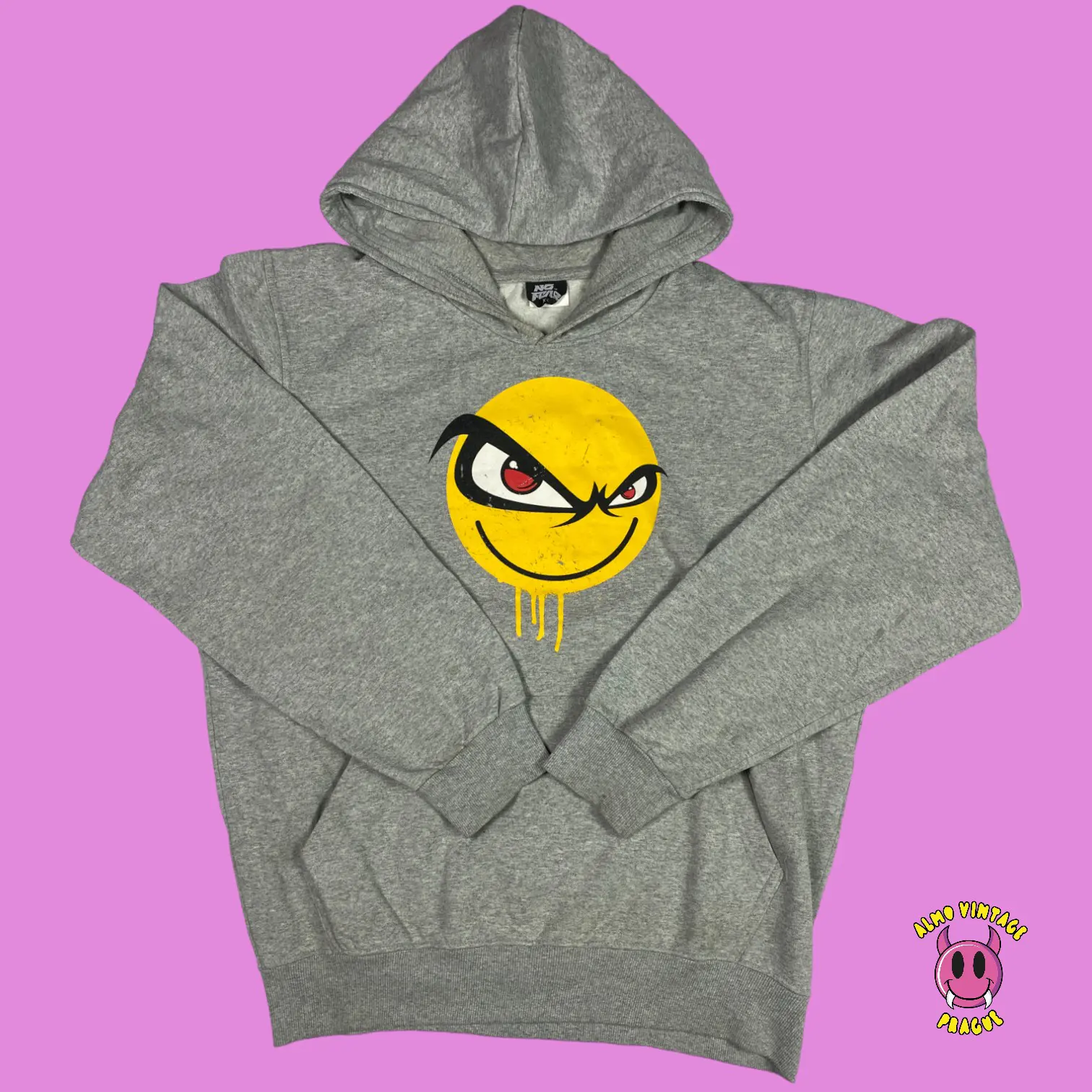 Vintage No Fear Hoodie XXL