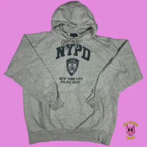 Vintage NYPD Hoodie Large