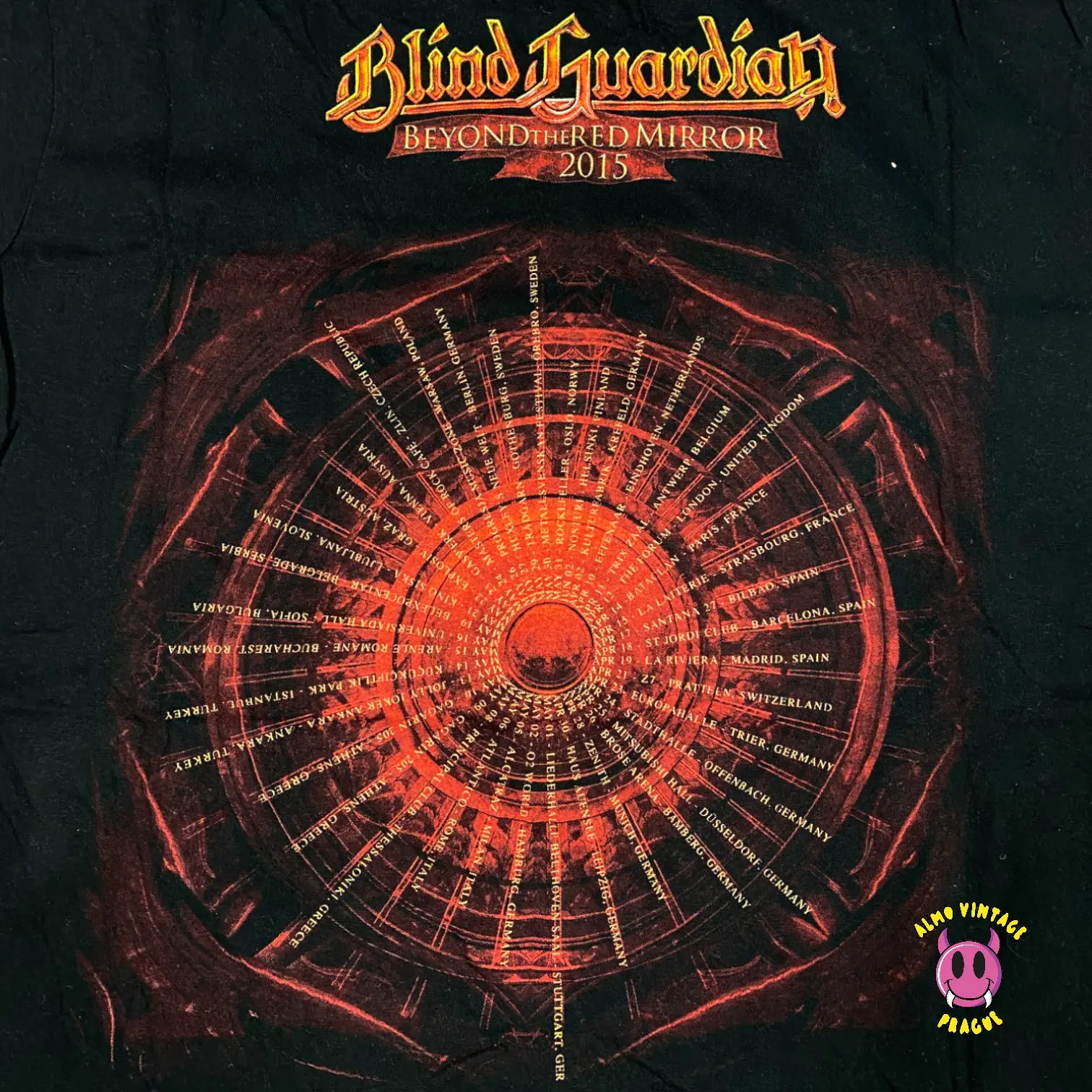 Vintage Blind Guardian 2015 Tour Tee - Image 3