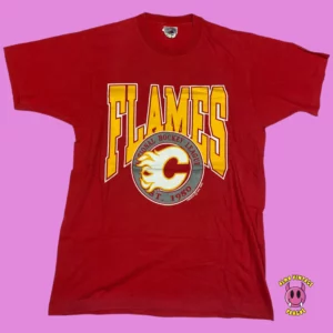 Vintage NHL Calgary Flames 1990 Tee