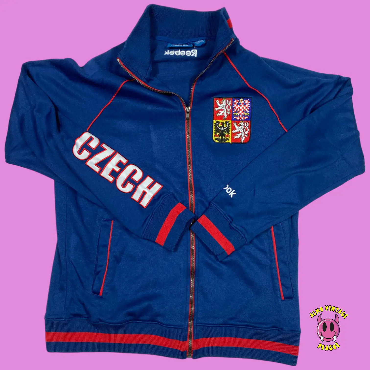 Vintage Reebok Czech Republic Track Jacket