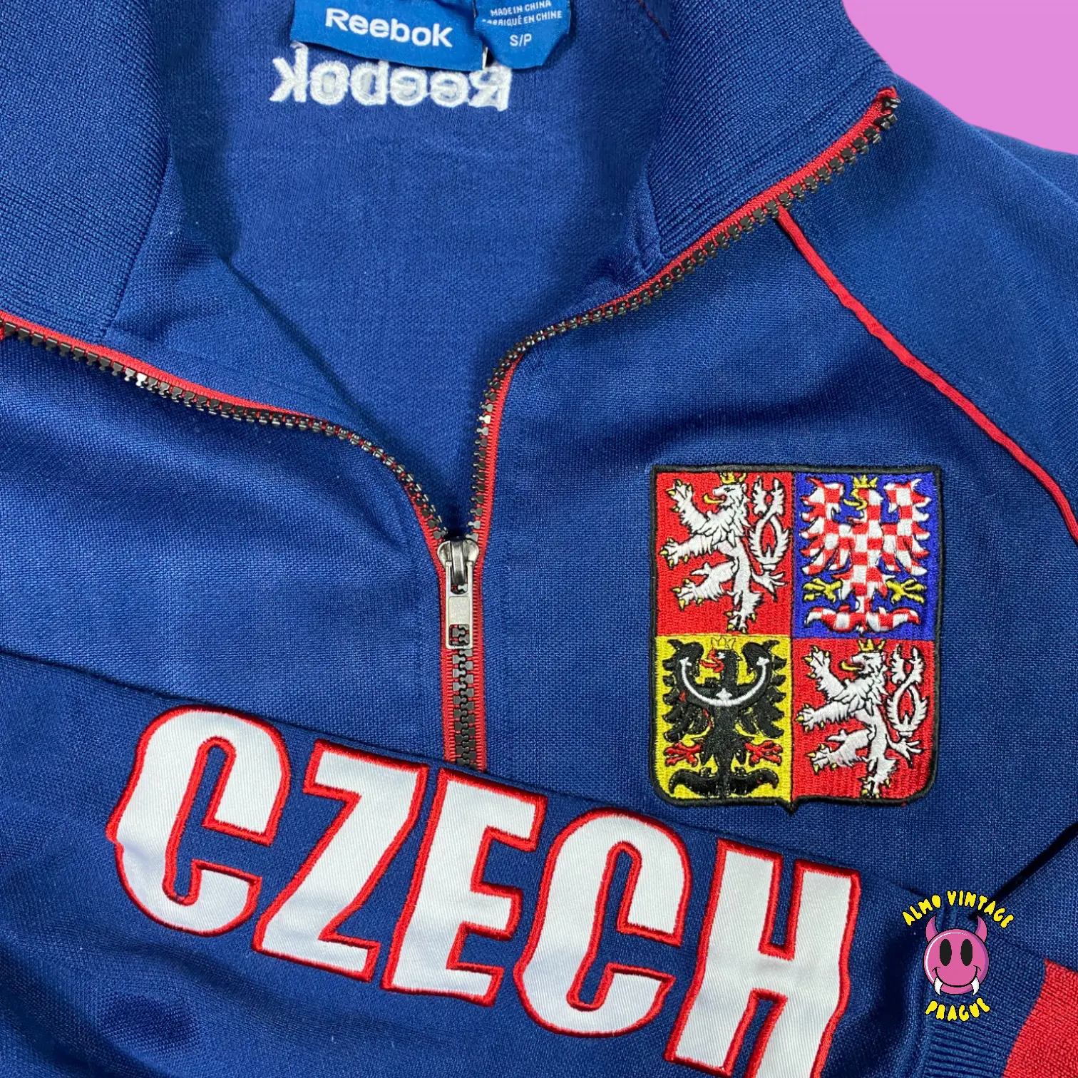 Vintage Reebok Czech Republic Track Jacket - Image 2