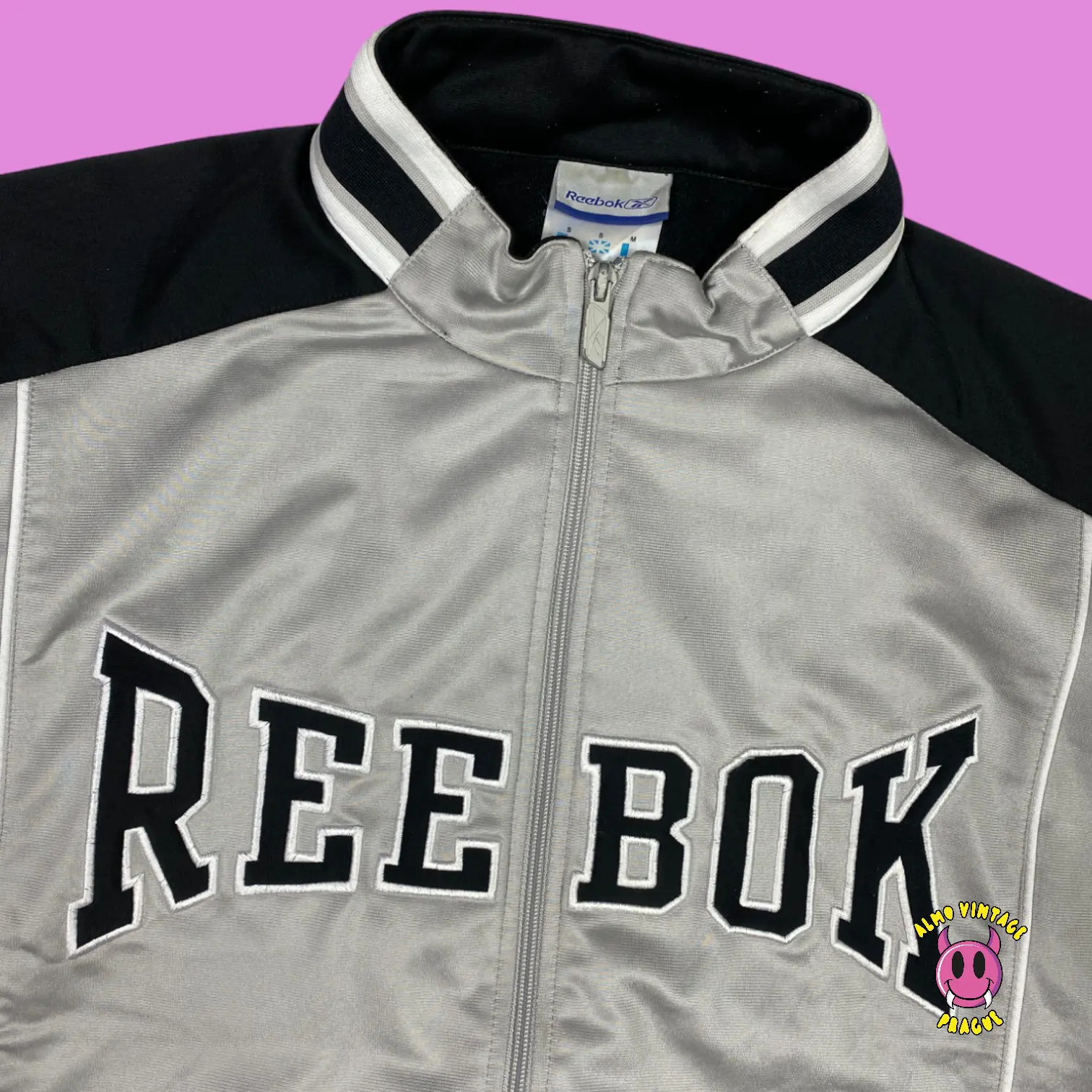 Vintage Reebok Shortsleeve Track Jacket - Image 2