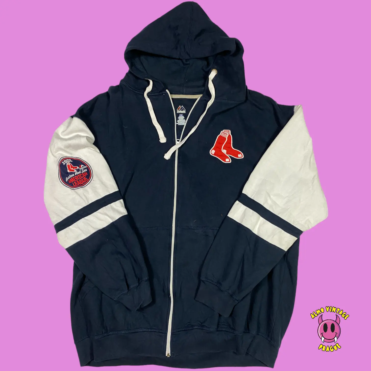 Vintage MLB Red Sox Hoodie XXXL