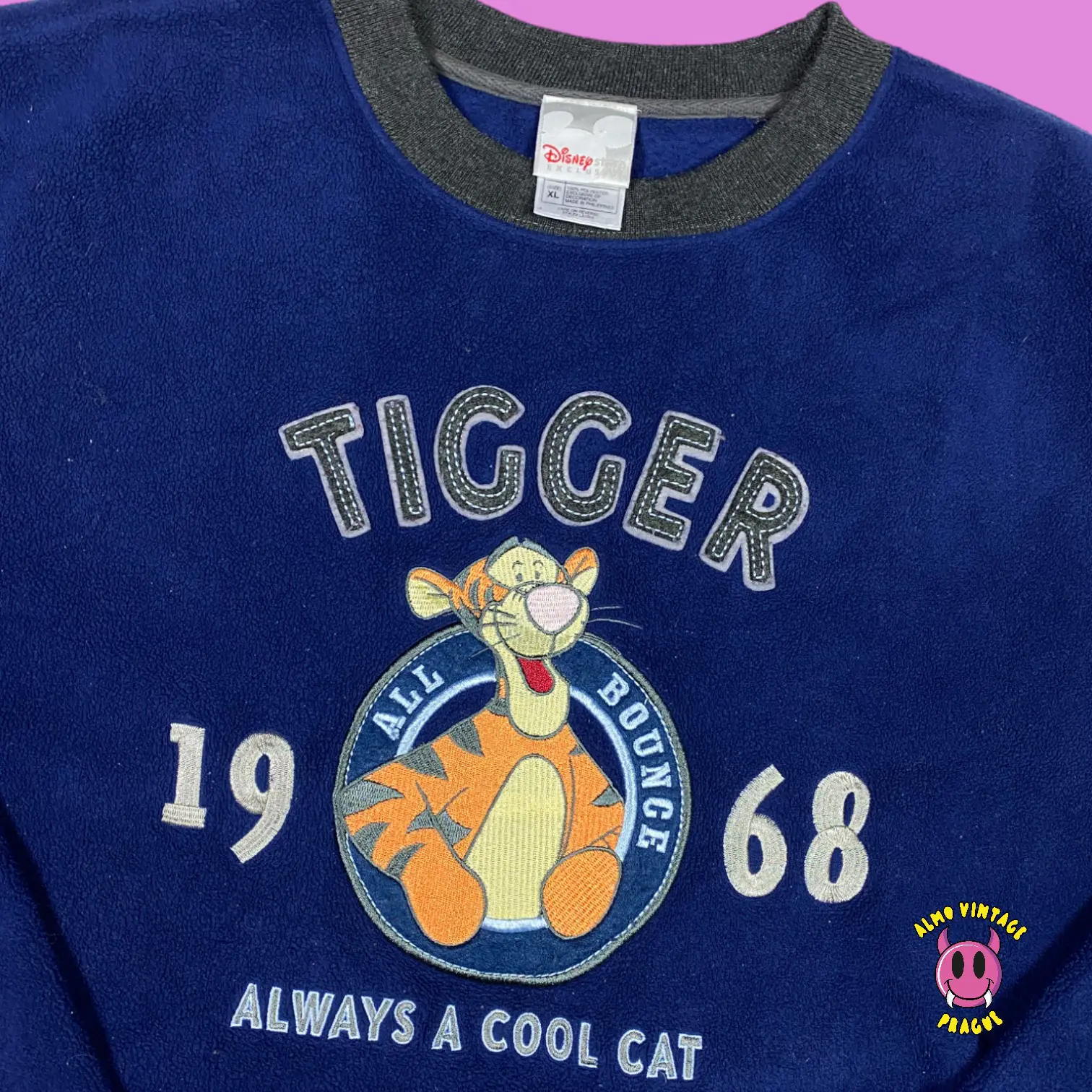 Vintage Disney Tiger Fleece XL - Image 2