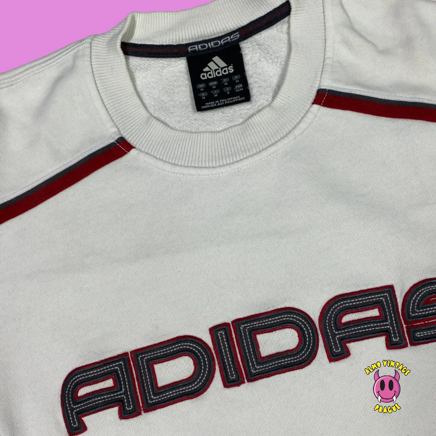 Vintage Adidas Embroided Crewneck M - Image 2