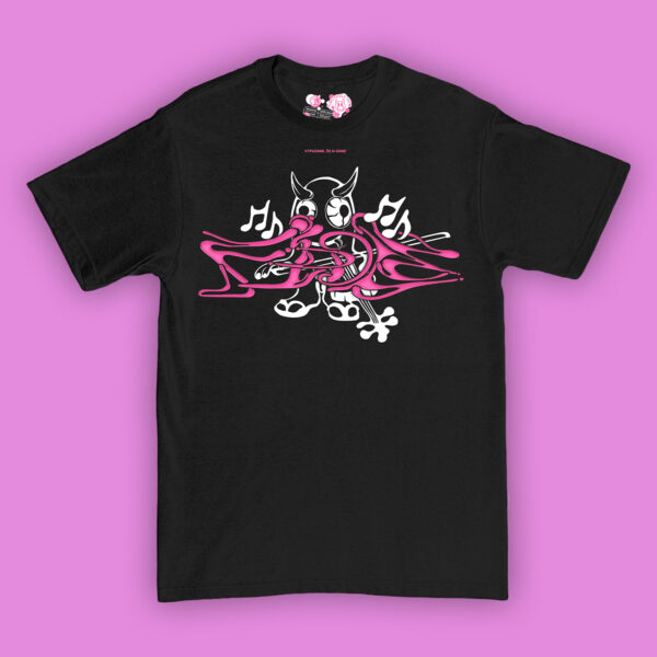 ALMO FiDDLE TEE - BLACK