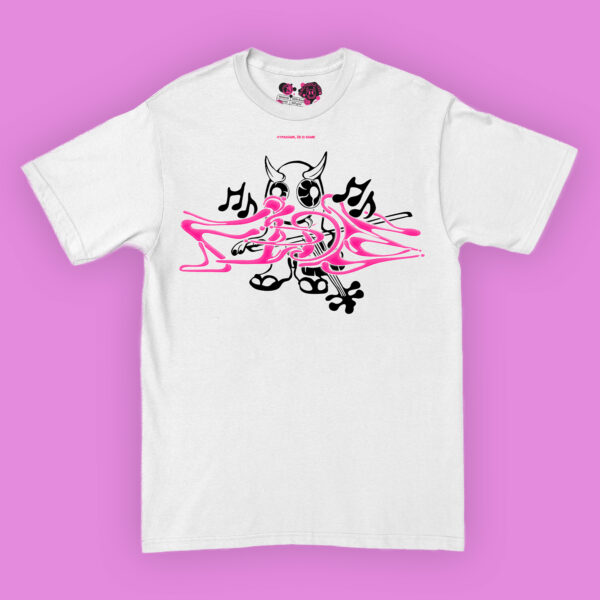 ALMO FiDDLE TEE - WHiTE