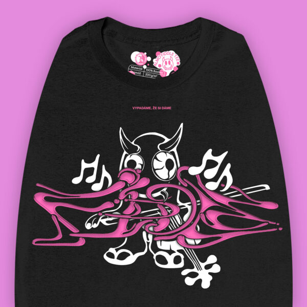 ALMO FiDDLE TEE - BLACK - Image 2